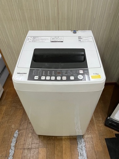 #42 激安洗濯機!! Hisense 2018年 5.5kg HW-T55C