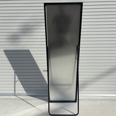全身鏡 姿見 鏡 スタンドミラー 特大ミラー 高さ155cm 大きな姿見 ブラック mw0788の画像