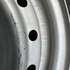 軽トラックノーマルタイヤ 2本 値下げ⭕️の画像