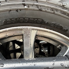 スタッドレスタイヤ+アルミホイールセット　195/65R15　の画像