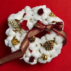 クリスマスリース＆ツリーのワークショップの画像
