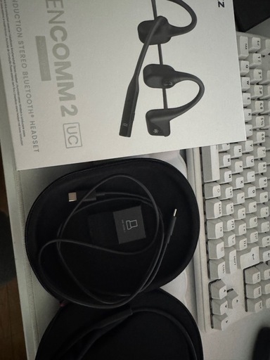 ヘッドフォン Shokz OpenComm2 UC 2025 Upgrade