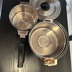 ステンレス鍋6点セットの画像