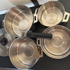 ステンレス鍋6点セットの画像