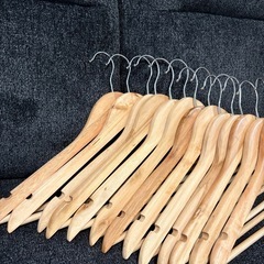 木製ハンガー　ニトリ&IKEA 14本セット！かくやす！格安！の画像