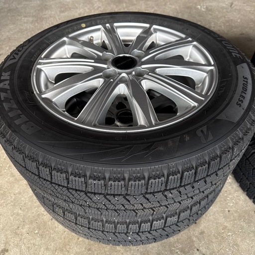 175/65R15 ブリヂストンスタッドレスVRX2中古 ホイールセット