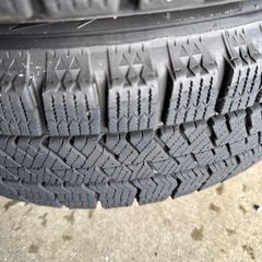 175/65R15 ブリヂストンスタッドレスVRX2中古 ホイールセット の画像