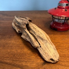 20、置物などに、厚み穴あり流木…天然物、インテリア、オブジェの画像