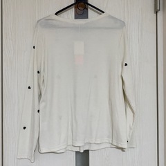 【新品】ハート刺繍カットソー の画像