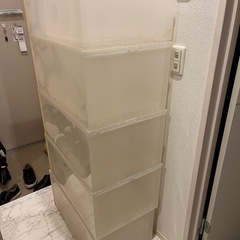 無印良品衣装ケース5個セットの画像