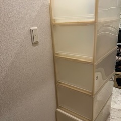 無印良品衣装ケース5個セットの画像