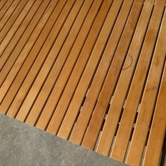 FIELDOOR フィールドドア ウッドロールトップテーブル 120cmの画像