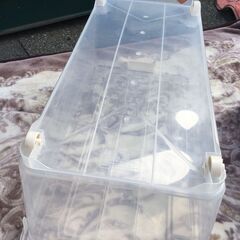 JM20423S)1段収納ケース/衣類収納 幅：約73cm 高さ：約29cm  奥行：約39cm 中古品【取りに来られる方限定】の画像