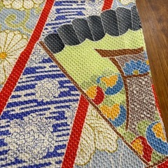 テーブルセンター　膝掛け　着物リメイクの画像