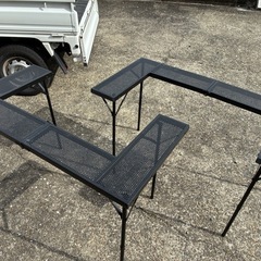 アウトドアテーブルの画像