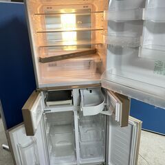 【無料】SHARP 5ドア冷蔵庫 SJ-HV42M-C 2007年製 通電確認済み 416L 0円 早い者勝ち 引取歓迎 配送OKの画像