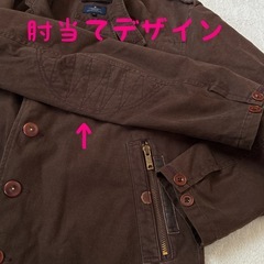 R.NEWBOLD アールニューボールド ジャケット Lサイズ ブラウン　メンズの画像