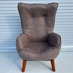 【決まりました】ドウシシャ なごみハイバックチェア 座り心地 高座椅子 1人掛けソファー クッション素材の肘掛け付き 椅子 チェア mw0803の画像