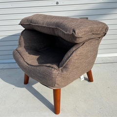 【決まりました】ドウシシャ なごみハイバックチェア 座り心地 高座椅子 1人掛けソファー クッション素材の肘掛け付き 椅子 チェア mw0803の画像