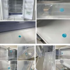 高年式!2021年製! 三菱電機 MITSUBISHI 冷蔵庫 6ドア 572L 置けるスマート大容量 MXシリーズ MR-MX57G-W 中古家電 店頭引取歓迎 R10172の画像