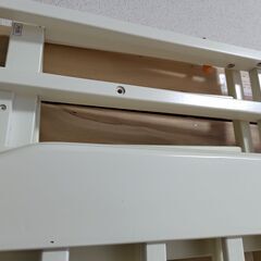 KATOJI ベビーベッド 白 マットなしの画像