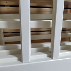 KATOJI ベビーベッド 白 マットなしの画像