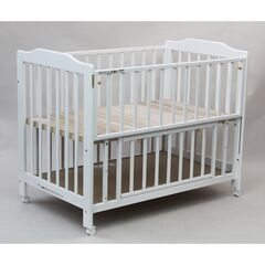 KATOJI ベビーベッド 白 マットなしの画像