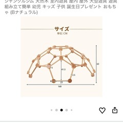 木製ジャングルジム　室内の画像