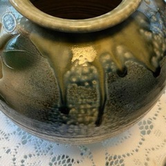 陶器　壺　鑑賞用陶器の画像
