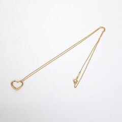 NR79　ok06335tm 【Tiffany&Co.】 オープンハートネックレス　K18　イエローゴールド　の画像