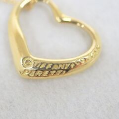 NR79　ok06335tm 【Tiffany&Co.】 オープンハートネックレス　K18　イエローゴールド　の画像