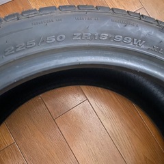 18インチ タイヤ2本 室内保管 ATR SPORTS 225  の画像