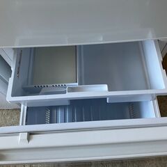 2024年製！ 三菱ノンフロン冷凍冷蔵庫 3ドア 470L MR-C33J-W の画像