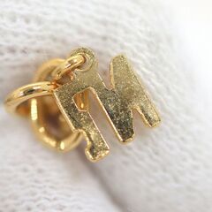 NR80　kr16798tm 【NINA RICCI】 ペンダント・ネックレス NRロゴ　ゴールド×シルバー　GP×クリスタルの画像