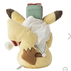 クリスマス 2025年ピカチュウ　ポケモン　ぬいぐるみの画像