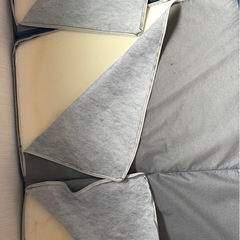 2枚　マットレス　マット　 三つ折り　シングル 幅97×奥行195×厚さ10cm の画像