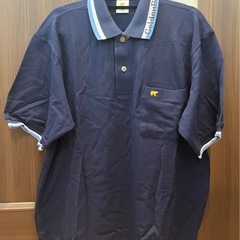 【新品未使用】Golden Bear ネイビー 半袖ポロシャツ　日本製の画像