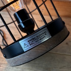 40w　アイアン製 テーブルランプ　インテリア　LEDファラメント付き　E26の画像