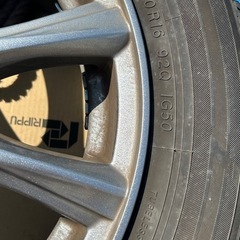205/60/R16 5穴　ホイール4個、タイヤ装着品の画像