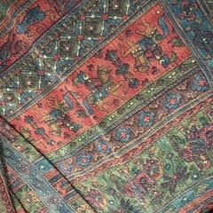 着物リメイク　羽織　シルク　コートの画像