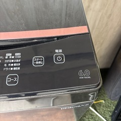 美品　アイリスオーヤマ 洗濯機 一人暮らし 6.0㎏ 小型 2021年製の画像