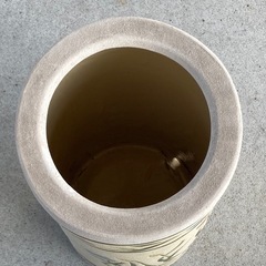 M6◇玄関に◇お洒落な傘立て◇陶器製◇チューリップ柄の画像