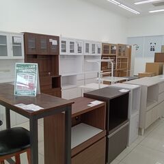 ★リユースのサカイ日立店★HJ8256  レンジ台 ダークブラウン H89×D39.5×W60 クリーニング済み の画像