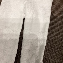 白タイツ　ベビー　75サイズの画像