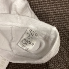 白タイツ　ベビー　75サイズの画像