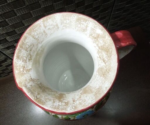 イタリア製 花瓶 ピッチャー型 置物 高さ41.5cm フラワーベース ハンドメイド 札幌市 東区 新道東店