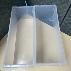 2個メディア/ゲーム収納ケース　プラスチックケース　CD DVD 3DSの画像