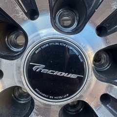 アルミホイール　タイヤ付きの画像