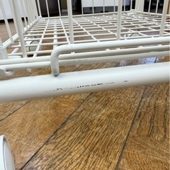 オススメ商品!! 激安家具!! キャスター付き ワイヤーバスケットワゴン キッチンワゴン キッチン収納の画像