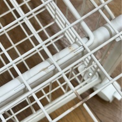 オススメ商品!! 激安家具!! キャスター付き ワイヤーバスケットワゴン キッチンワゴン キッチン収納の画像